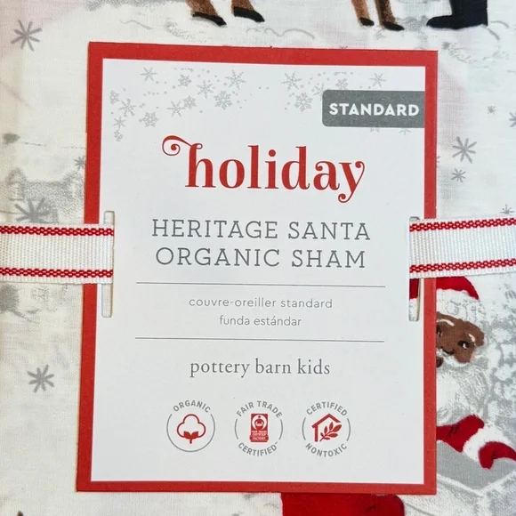 Heritage Santa Organic Sham - PBK - Picture 3 of 4